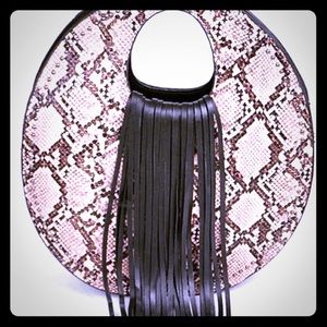 Snake It Like A Salt Shaker Dome Satchel Handbag